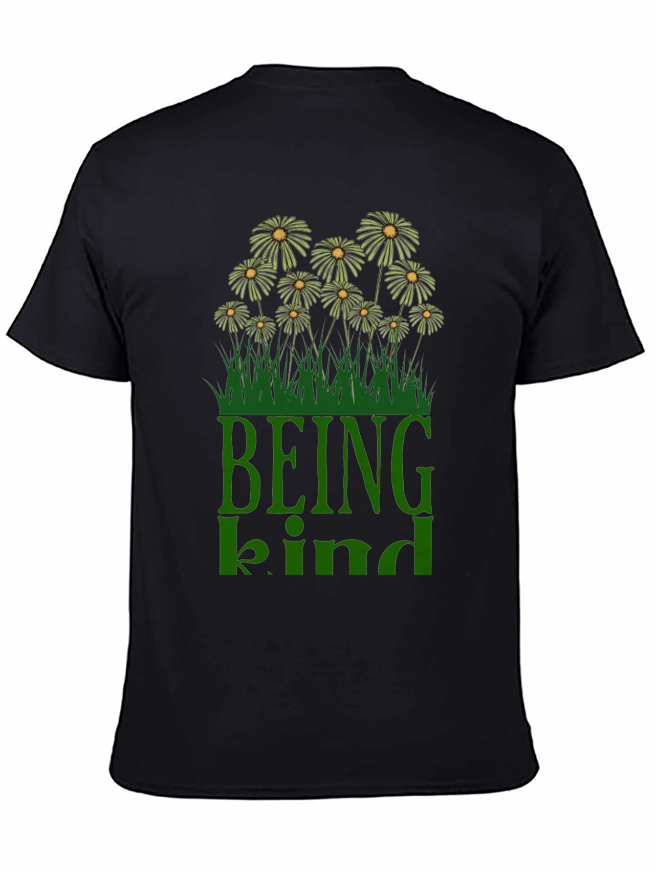 Being Kind Daisy Graphic Tee - Soft Cotton Comfort