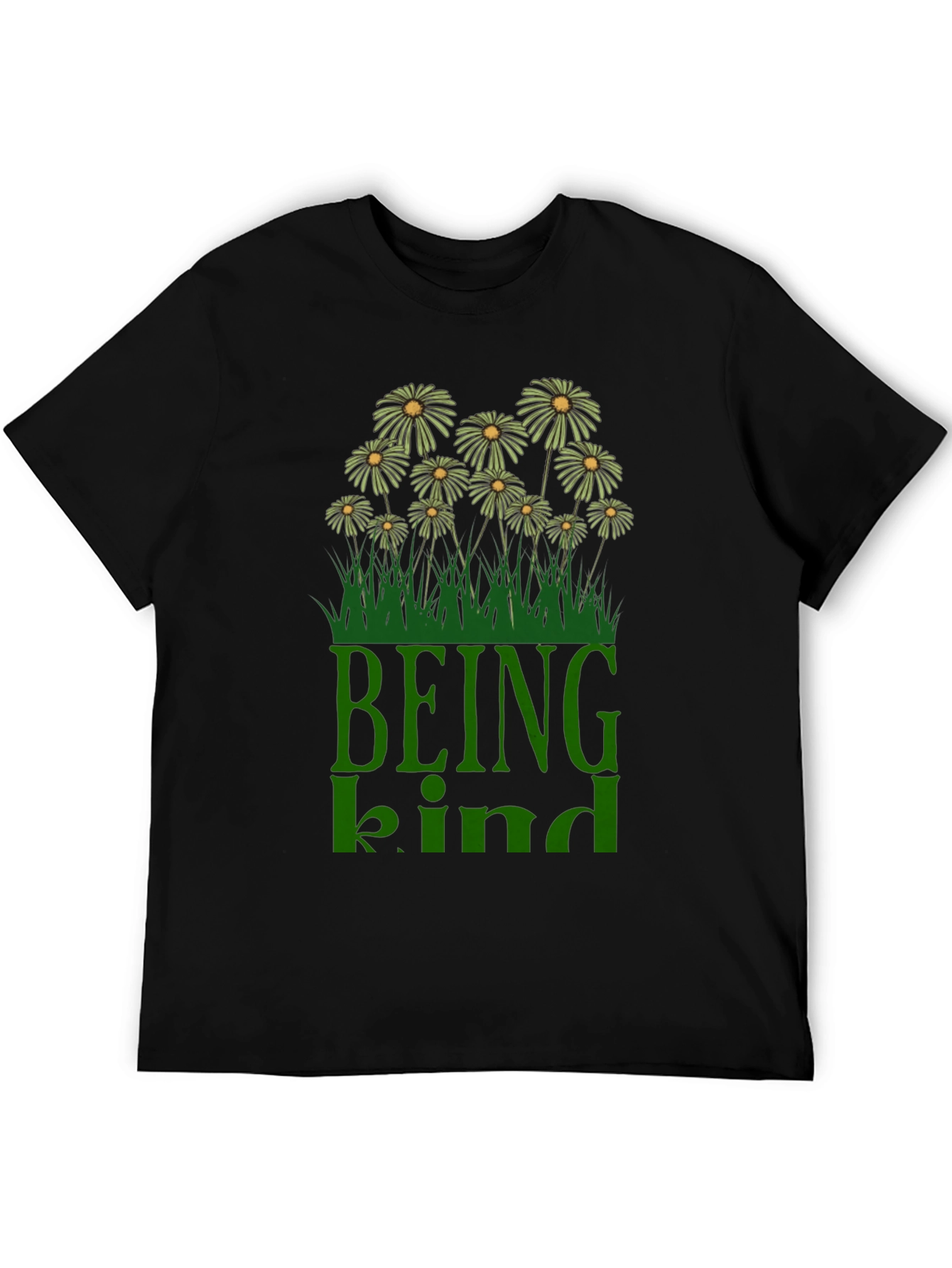Being Kind Daisy Graphic Tee - Soft Cotton Comfort