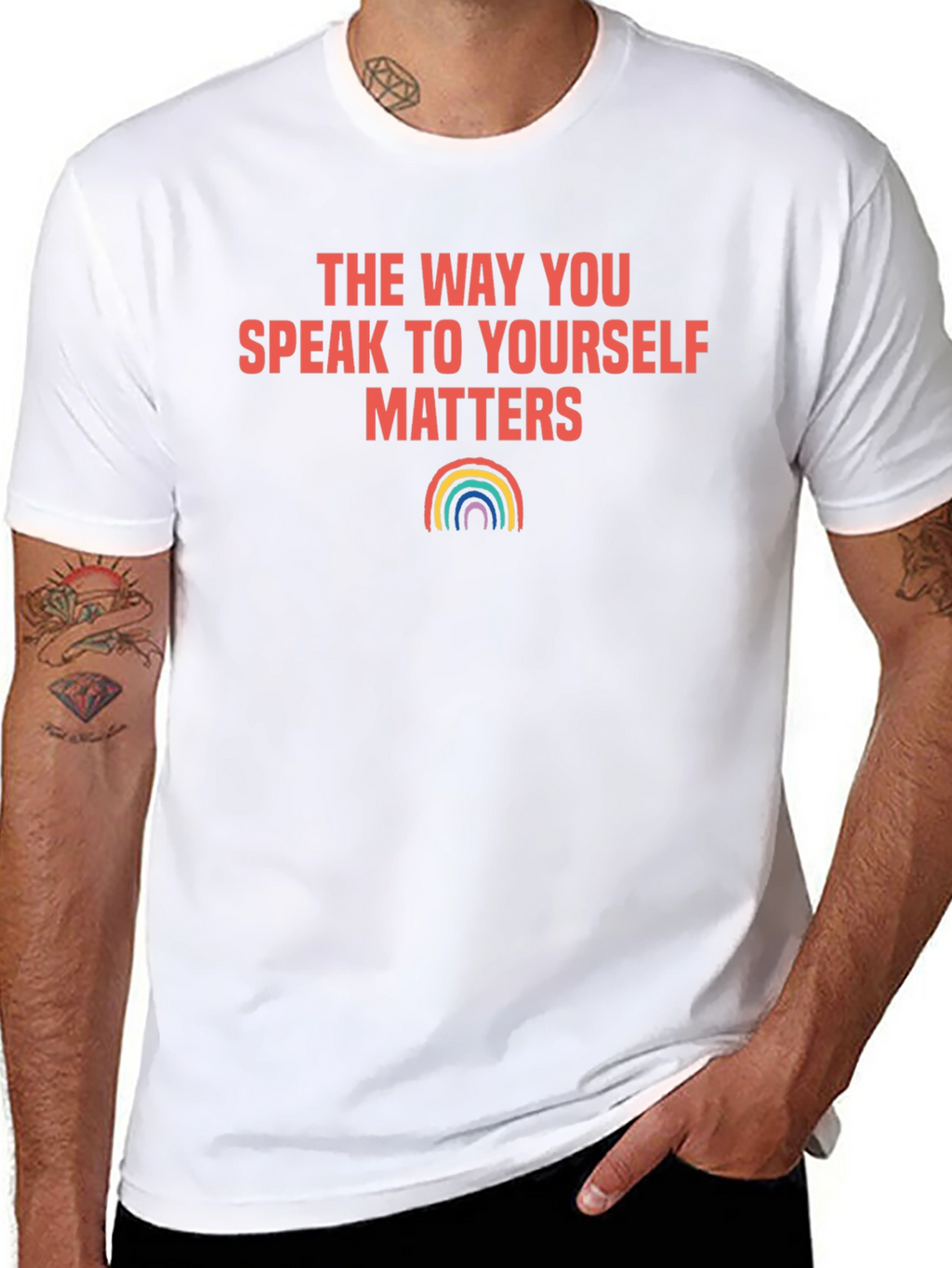 Matters T-Shirt - Speak To Yourself Rainbow