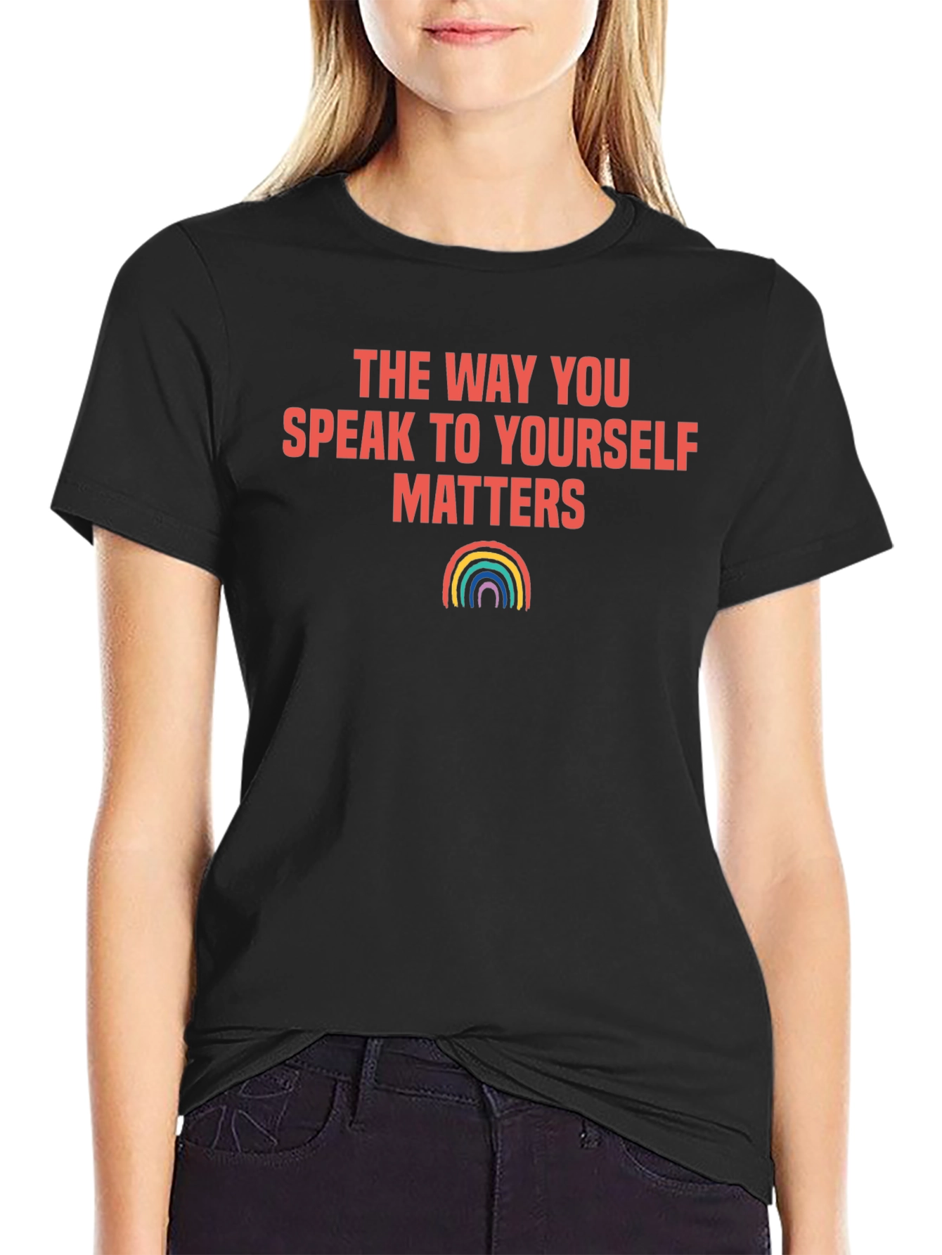 Matters T-Shirt - Speak To Yourself Rainbow