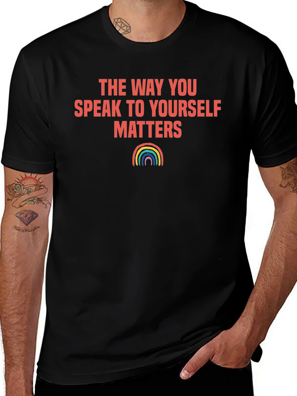 Matters T-Shirt - Speak To Yourself Rainbow