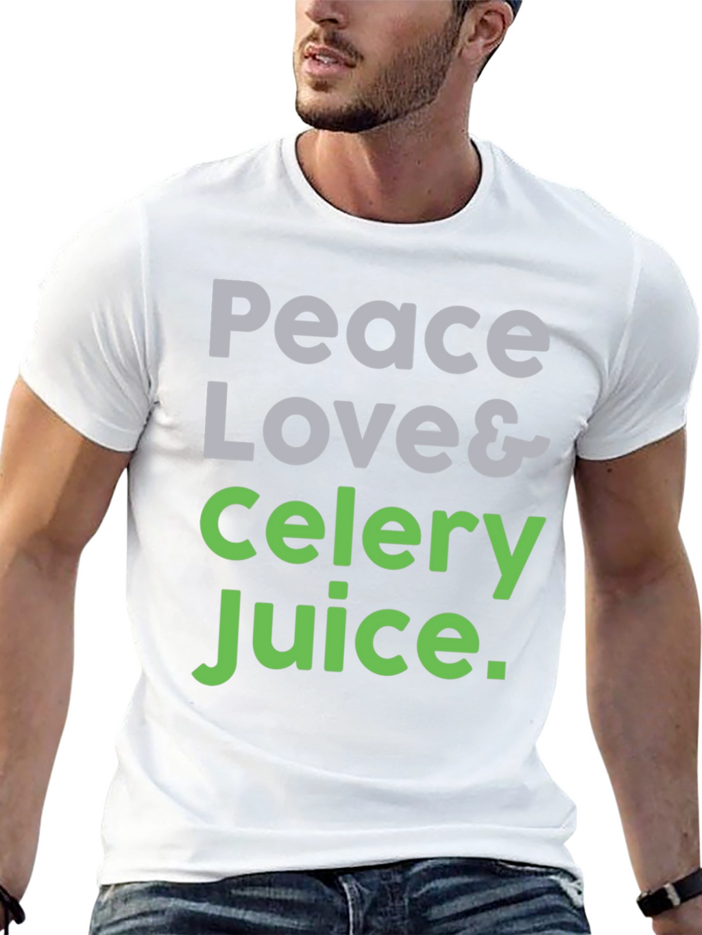 Peace Love & Celery Juice Graphic Tee