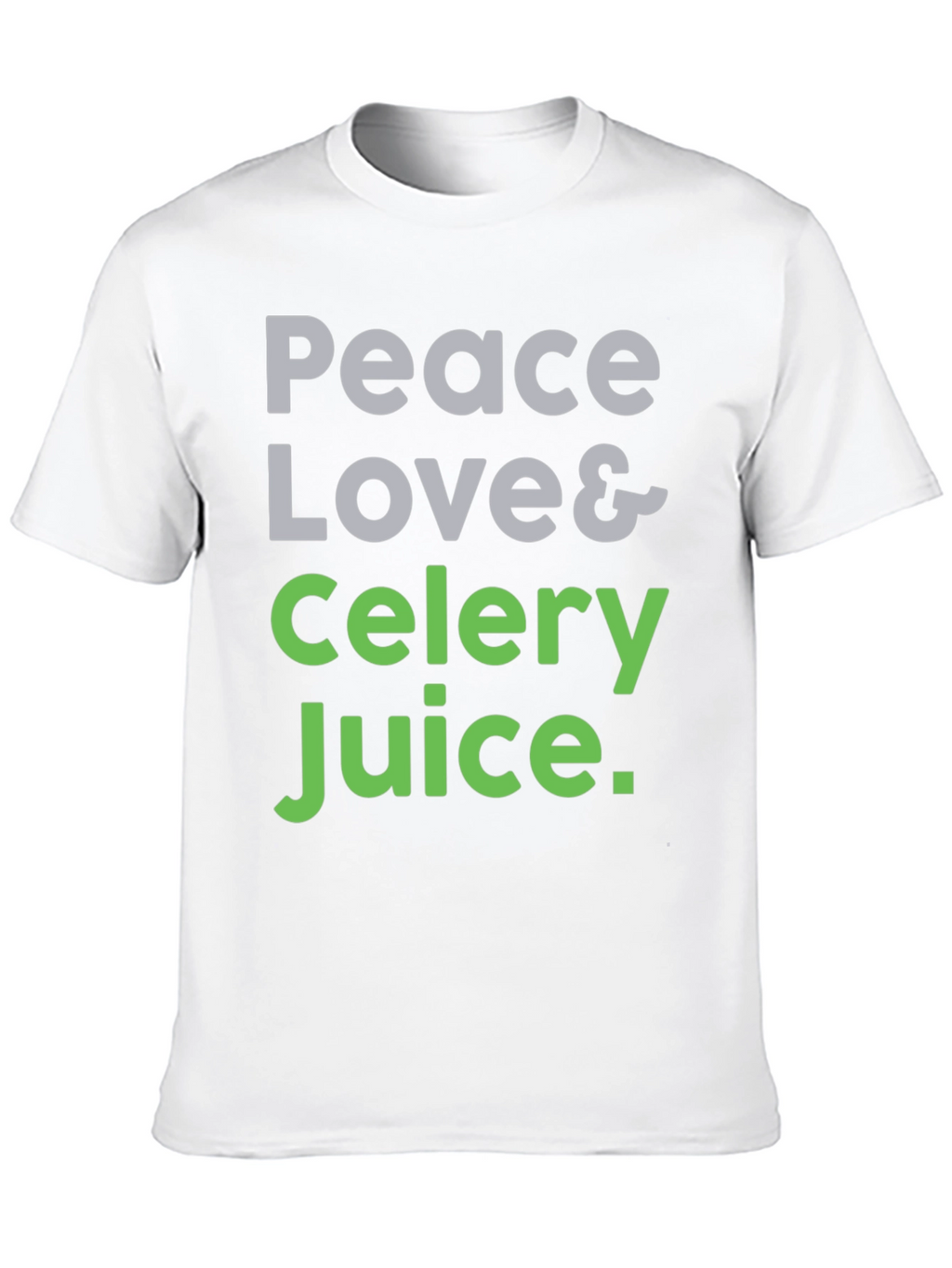 Peace Love & Celery Juice Graphic Tee
