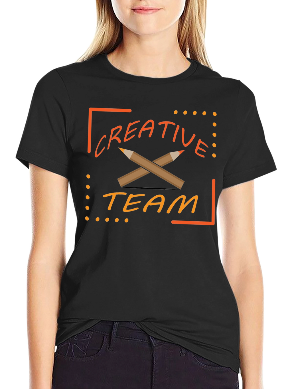 Creative Team Graphic Tee - Black T-Shirt