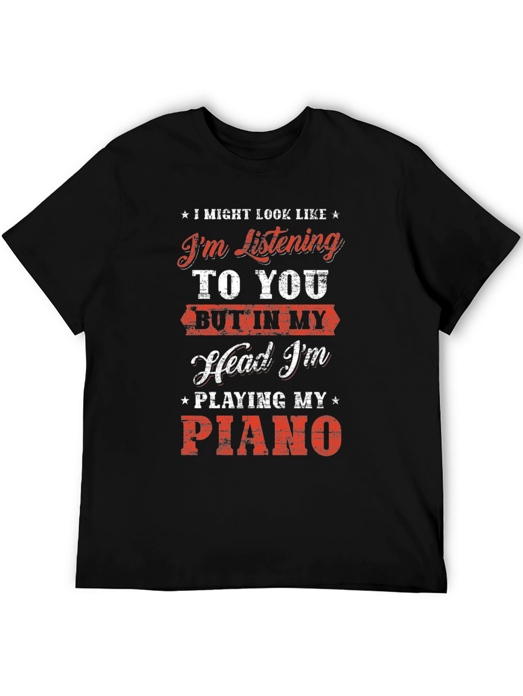 Piano Lover T-Shirt: Im Playing My Piano