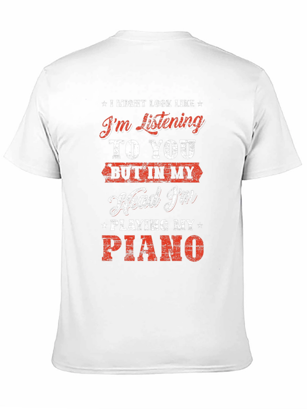 Piano Lover T-Shirt: Im Playing My Piano