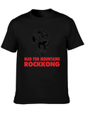 Rockkong Mad for Mountains Black T-Shirt