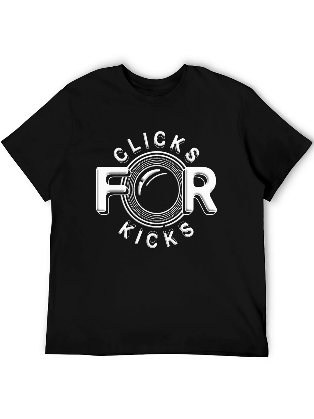 Clicks for Kicks Black Graphic Tee