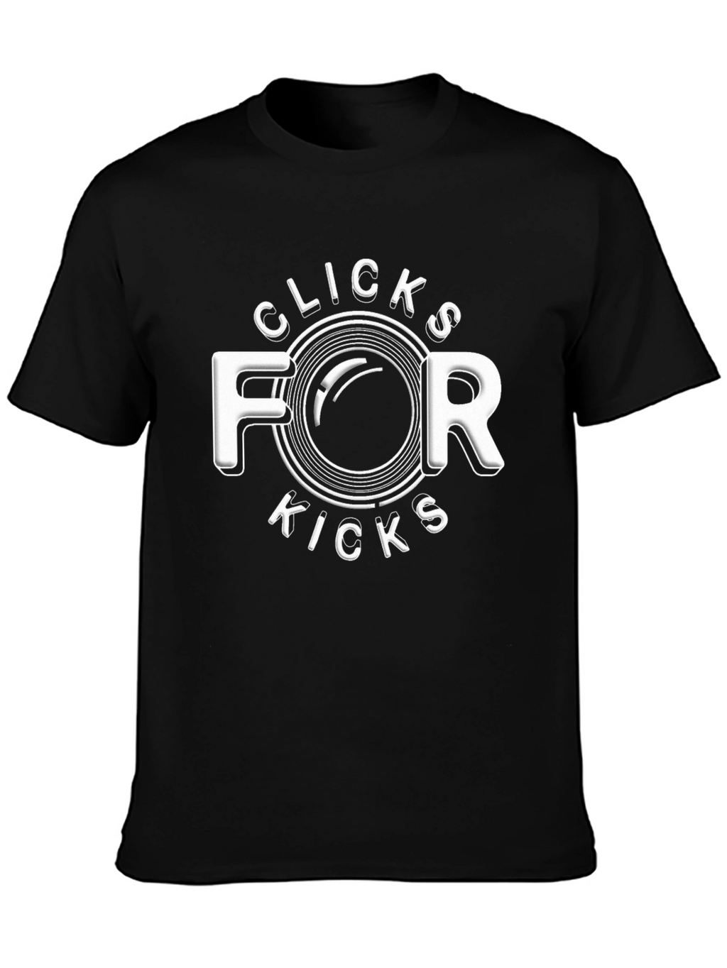 Clicks for Kicks Black Graphic Tee