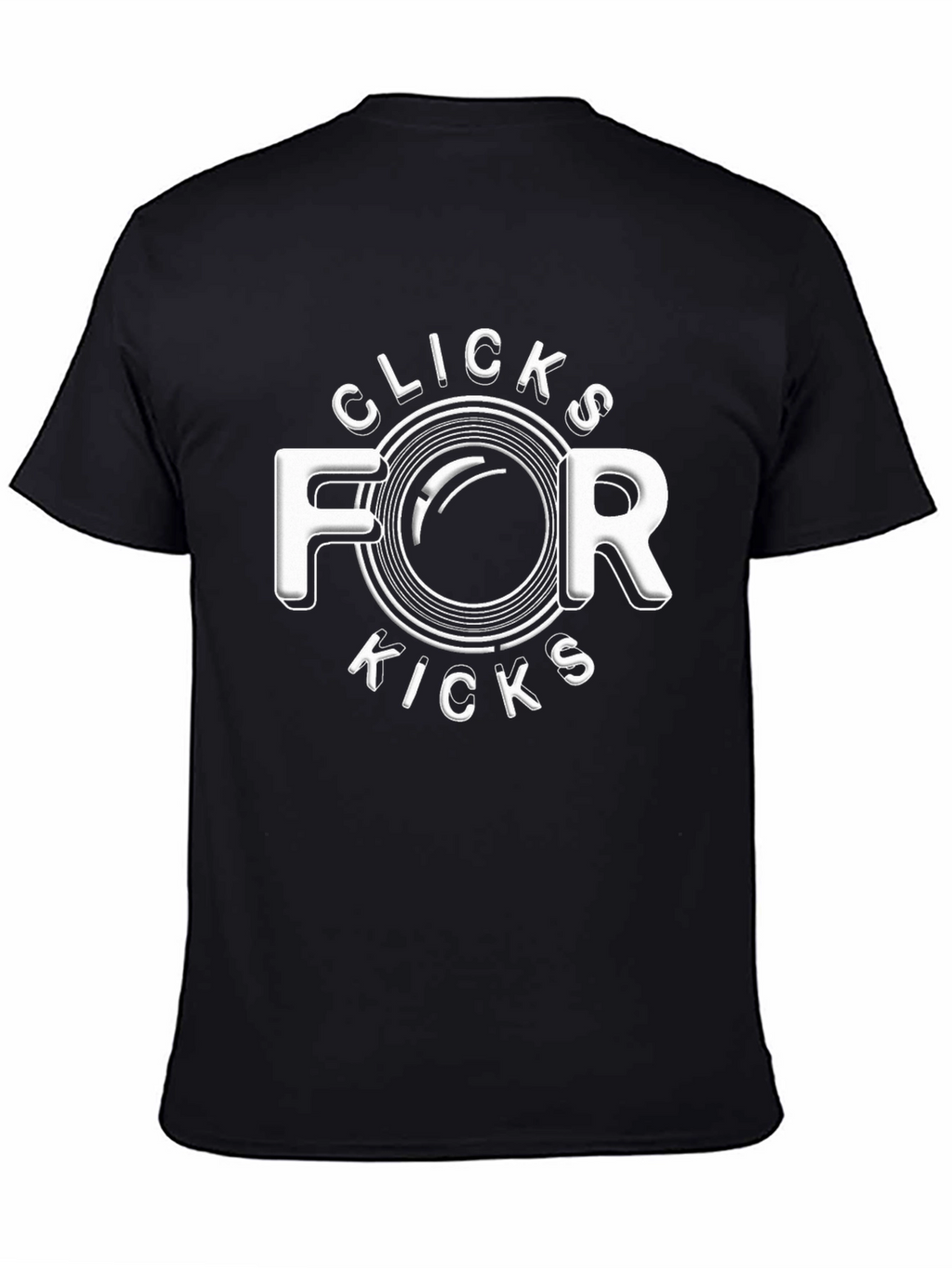 Clicks for Kicks Black Graphic Tee