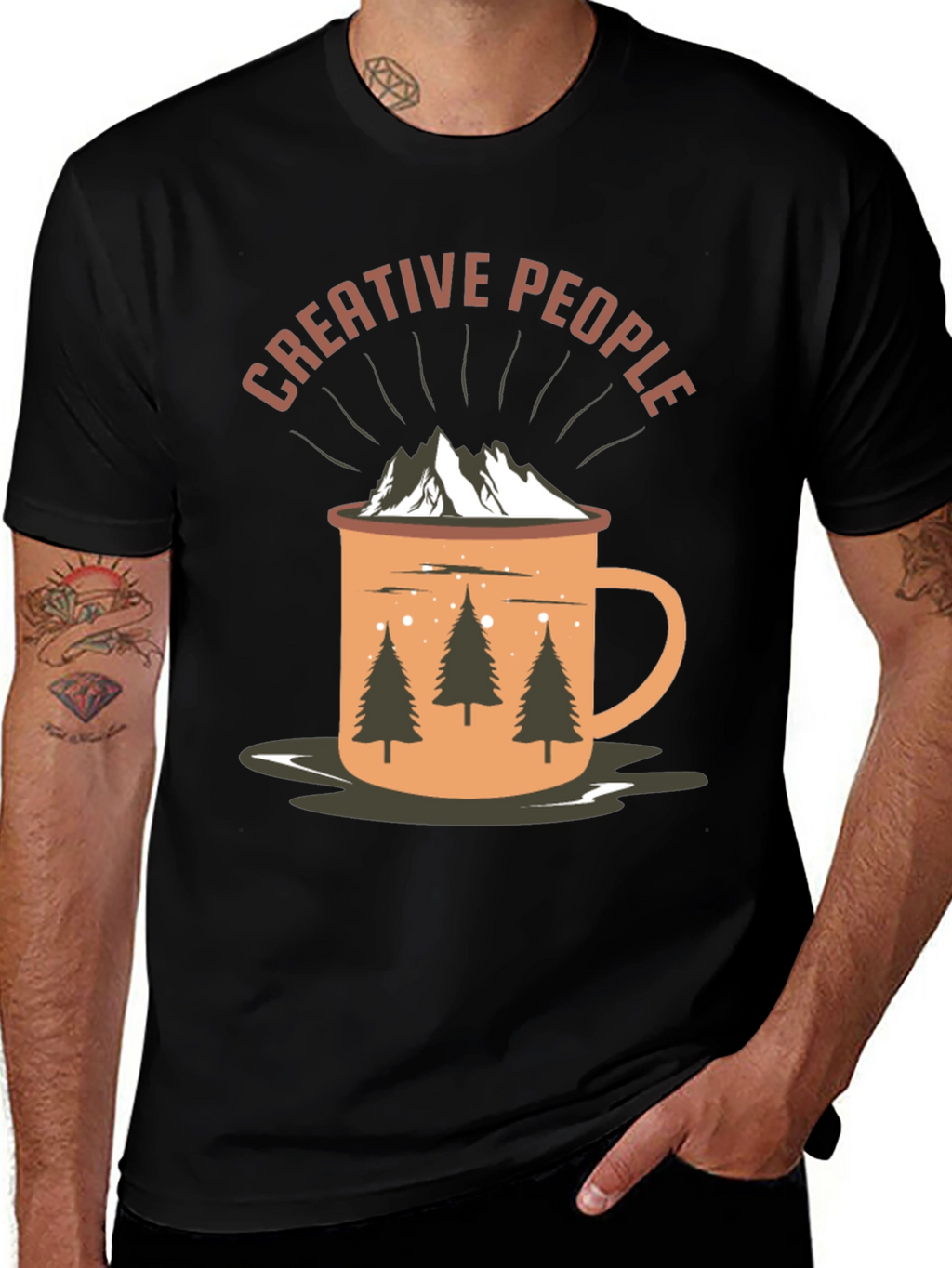 Creative People Nature Mug T-Shirt