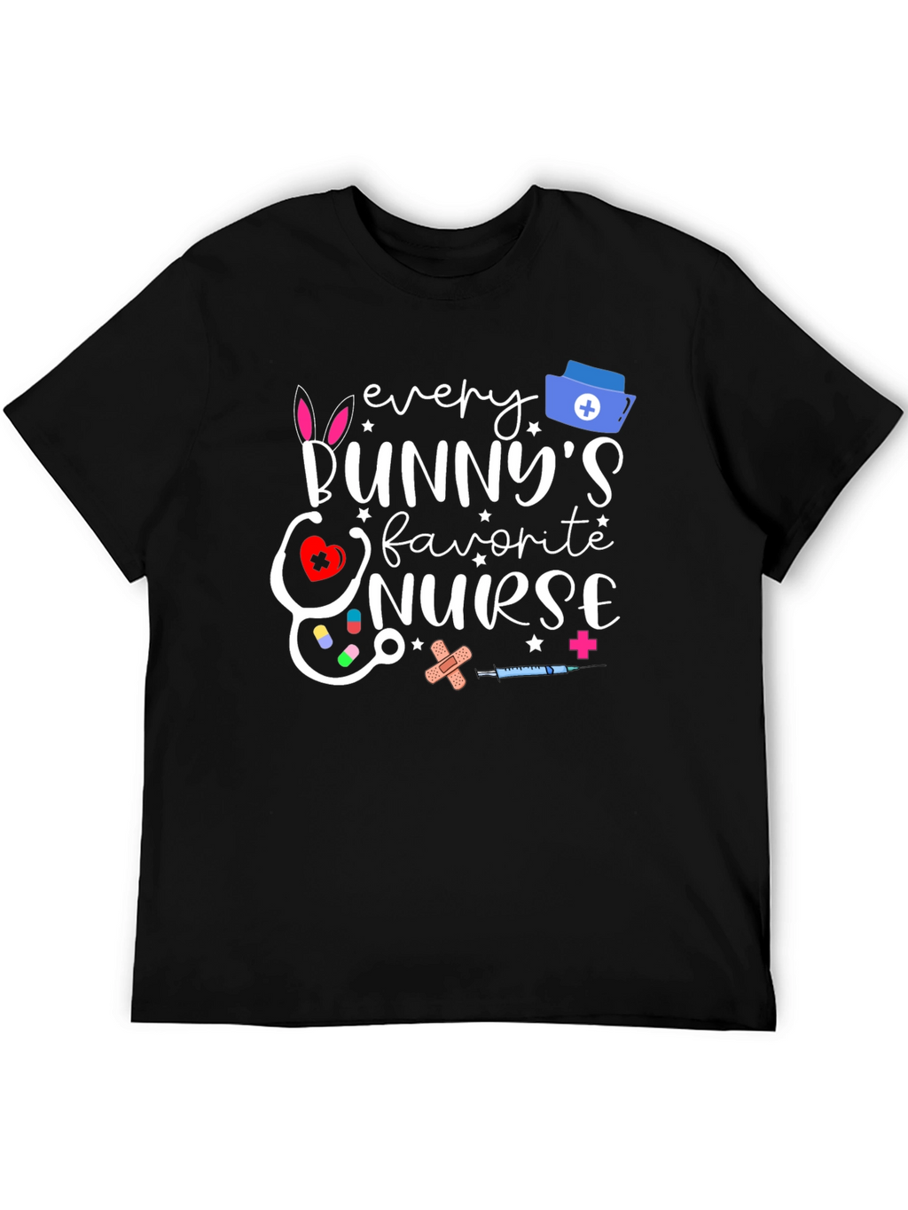 Bunnys Favorite Nurse Easter T-Shirt