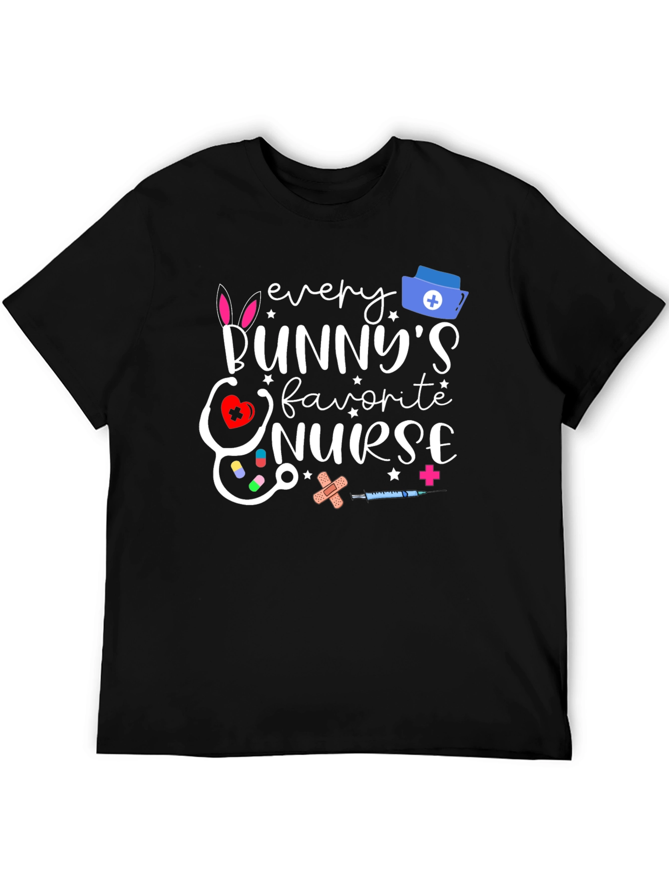Bunnys Favorite Nurse Easter T-Shirt