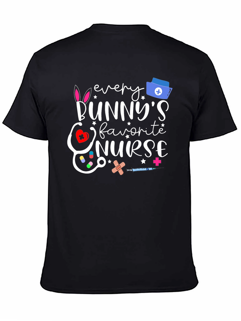 Bunnys Favorite Nurse Easter T-Shirt
