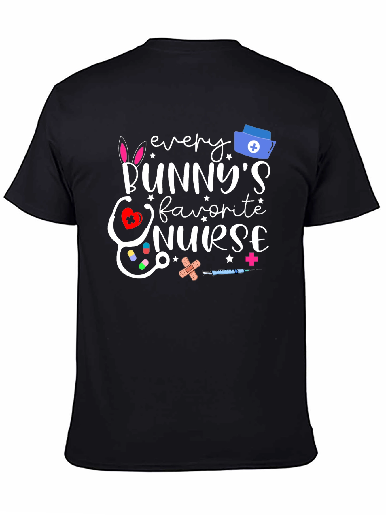 Bunnys Favorite Nurse Easter T-Shirt