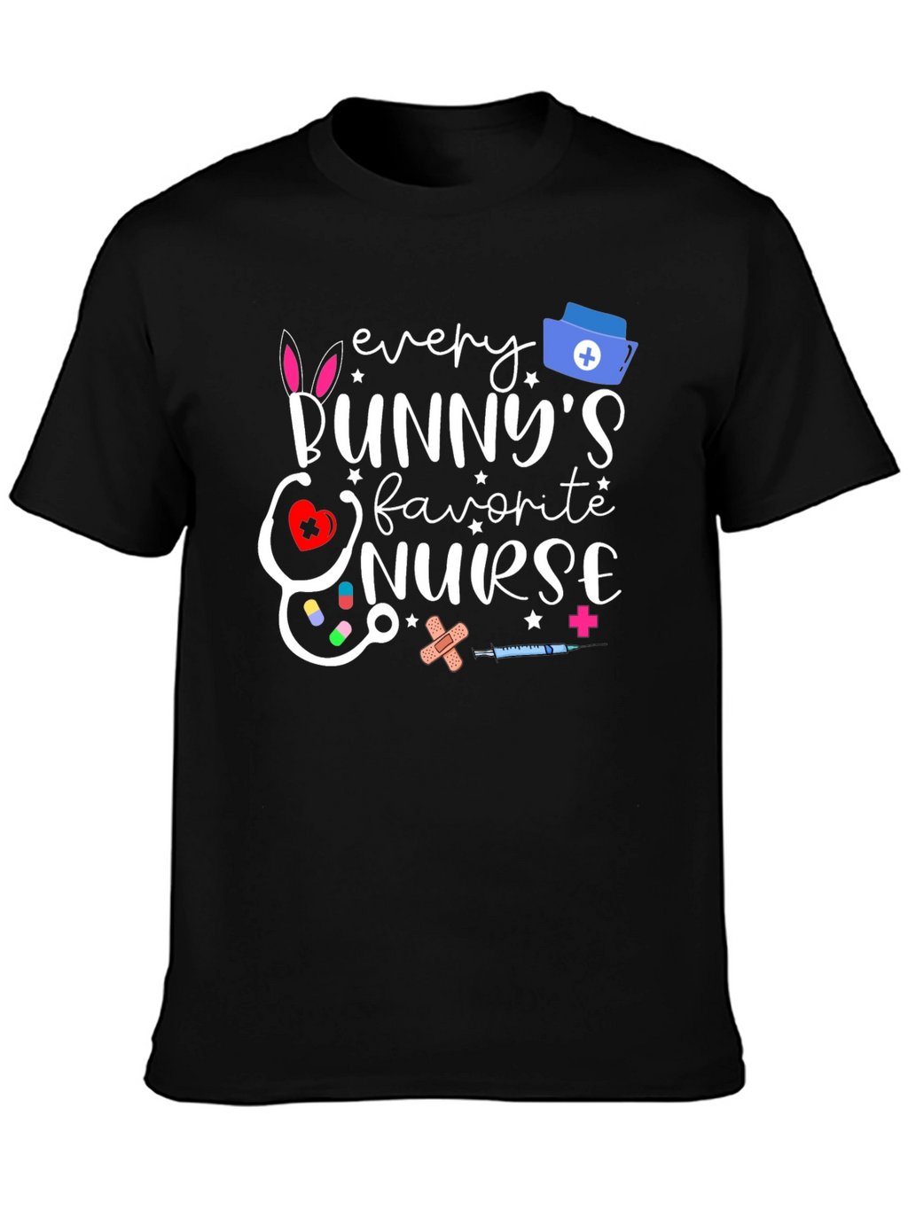 Bunnys Favorite Nurse Easter T-Shirt
