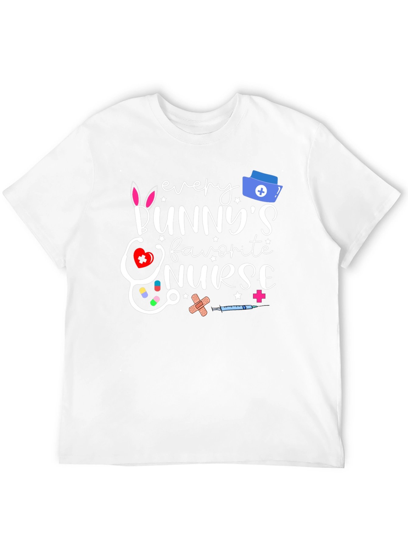 Bunnys Favorite Nurse Easter T-Shirt