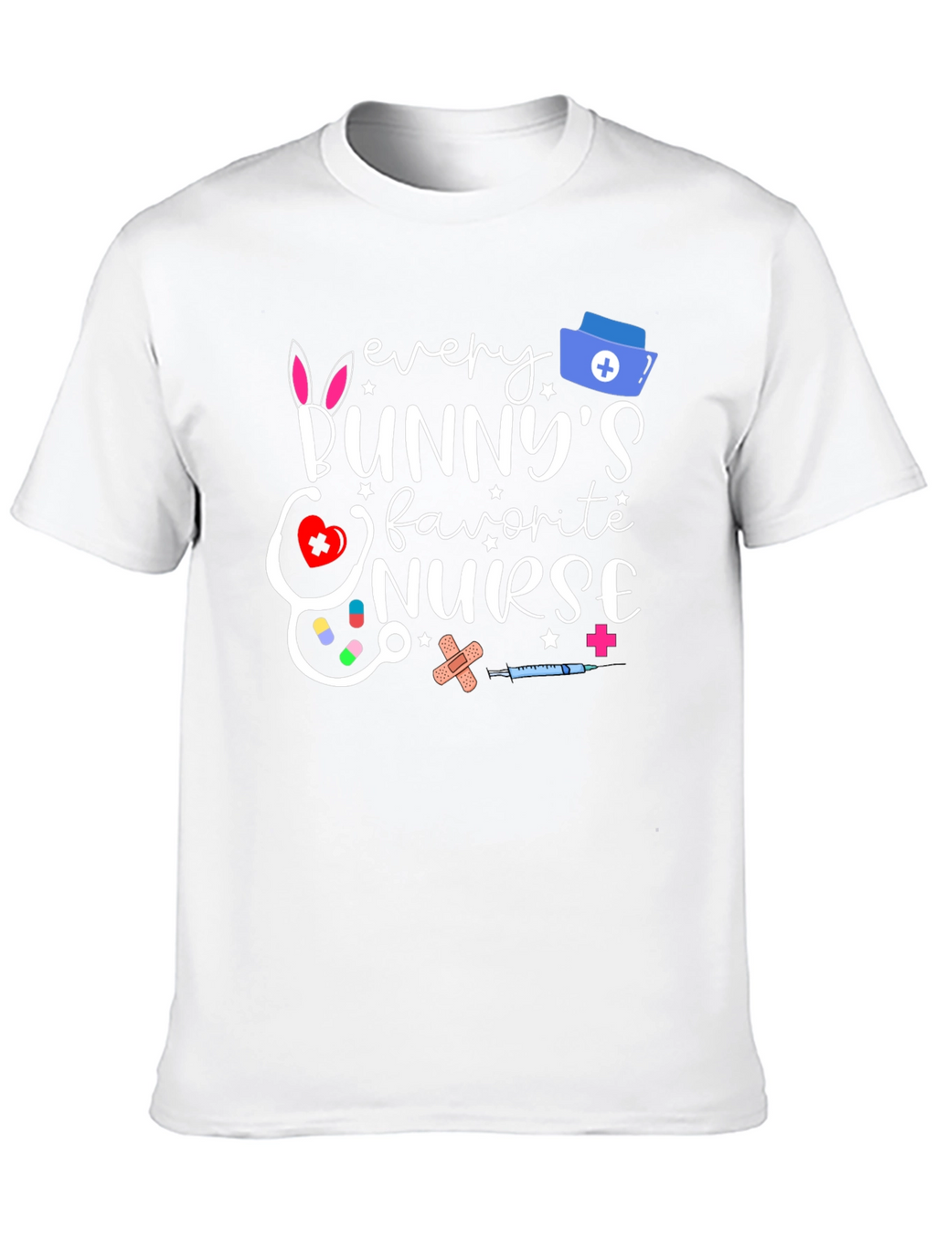 Bunnys Favorite Nurse Easter T-Shirt