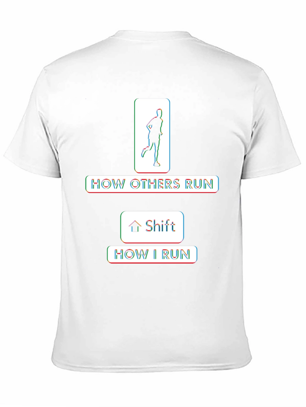 Funny Running T-Shirt - How I Run Shift
