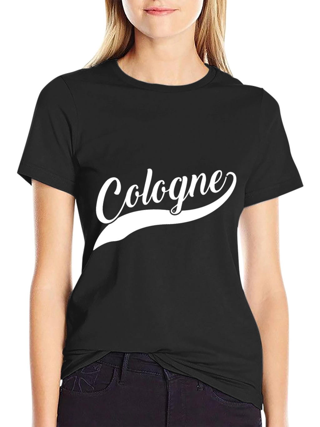 Cologne Germany Black Graphic T-Shirt