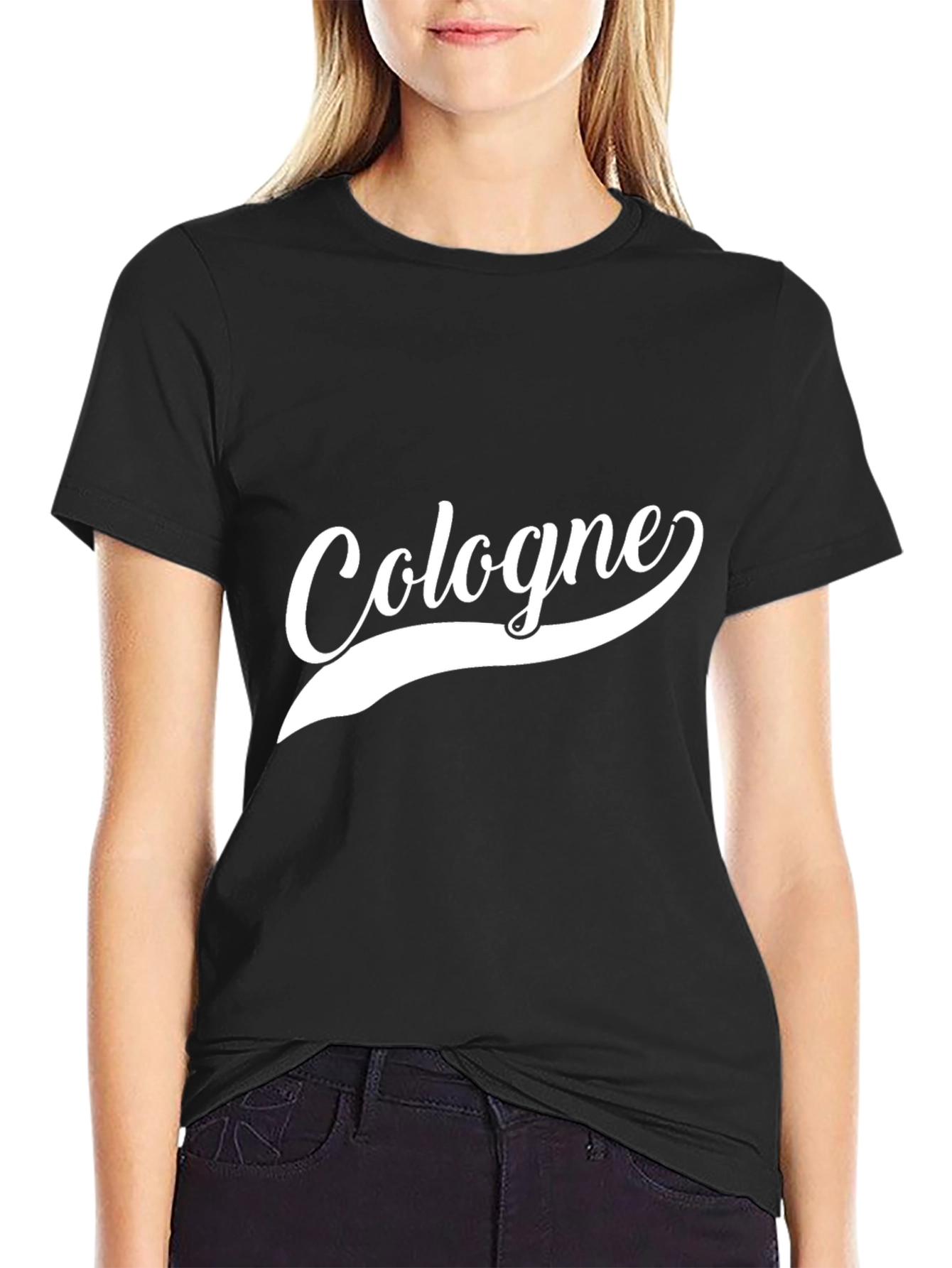 Cologne Germany Black Graphic T-Shirt