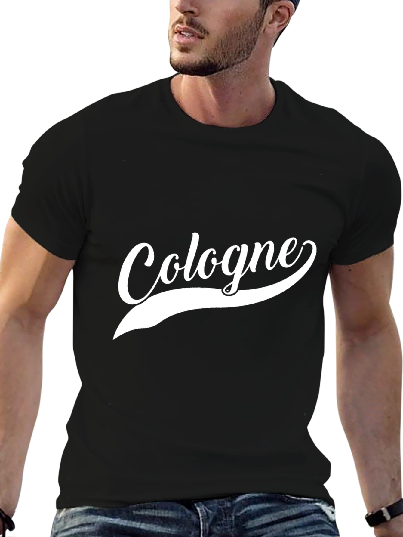 Cologne Germany Black Graphic T-Shirt