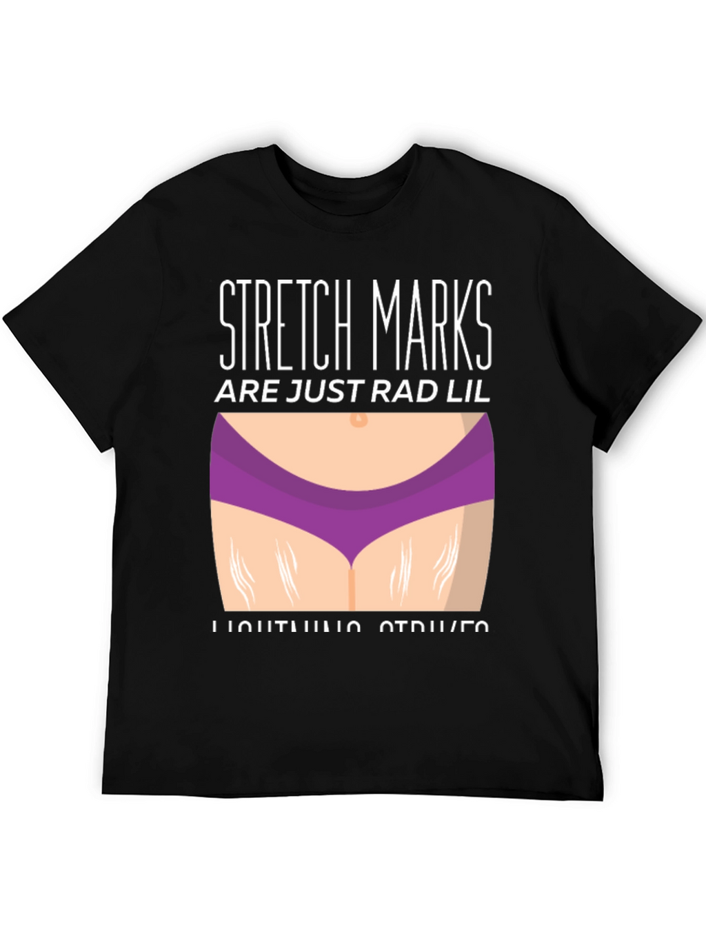 Stretch Marks Rad Lil Lightning Strikes Graphic Tee