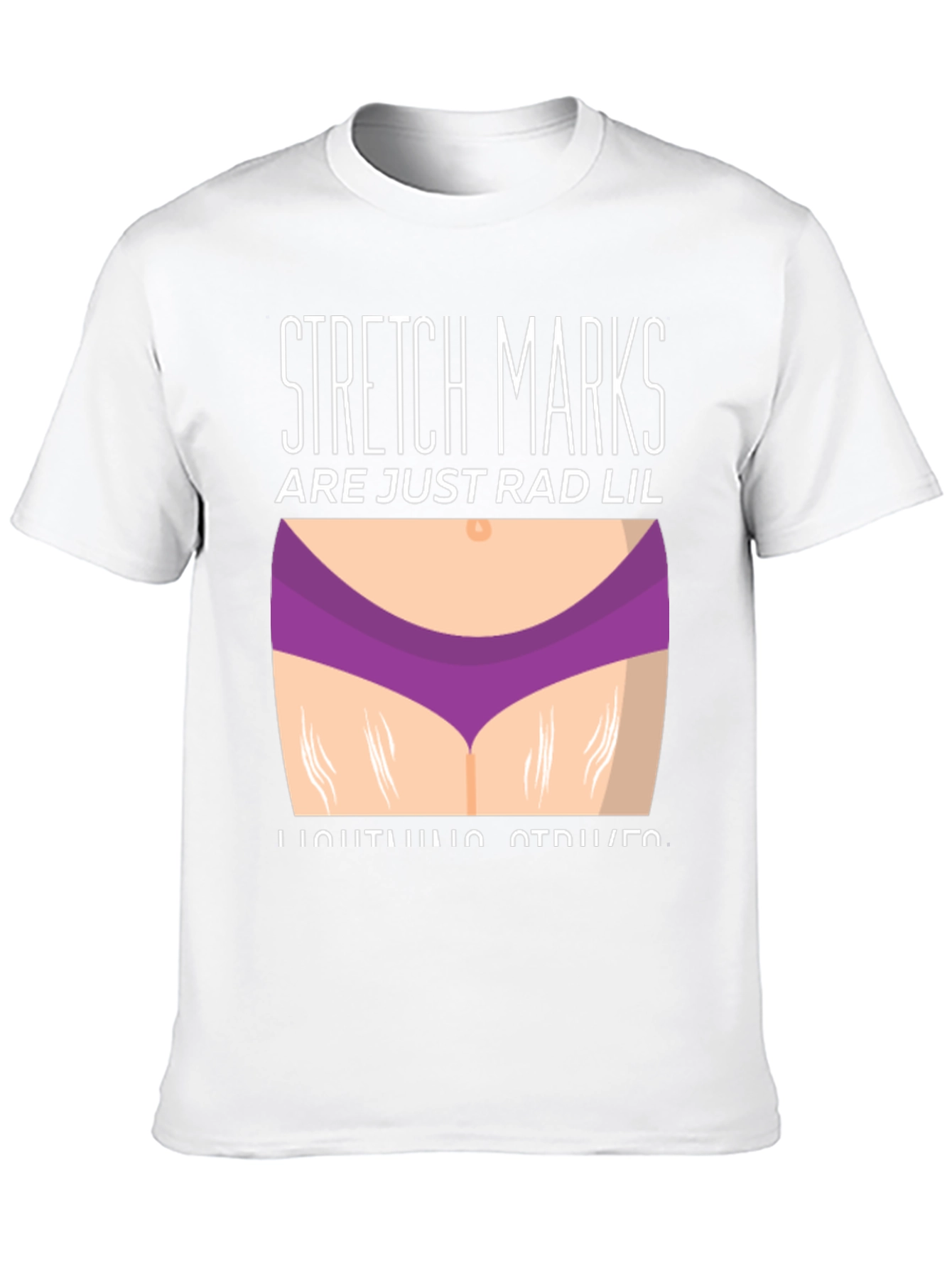 Stretch Marks Rad Lil Lightning Strikes Graphic Tee