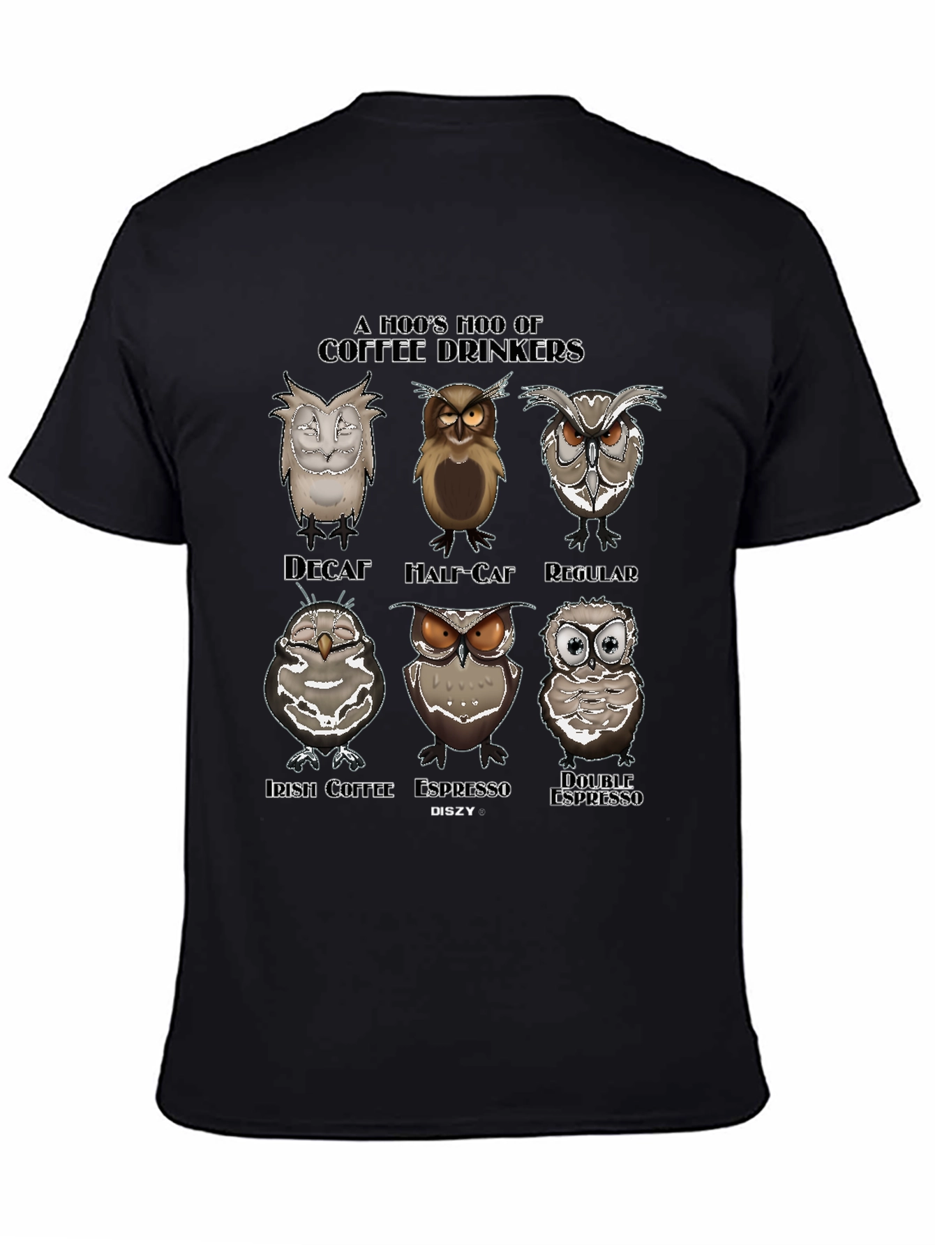 A Hoos Hoo of Coffee Drinkers Graphic T-Shirt