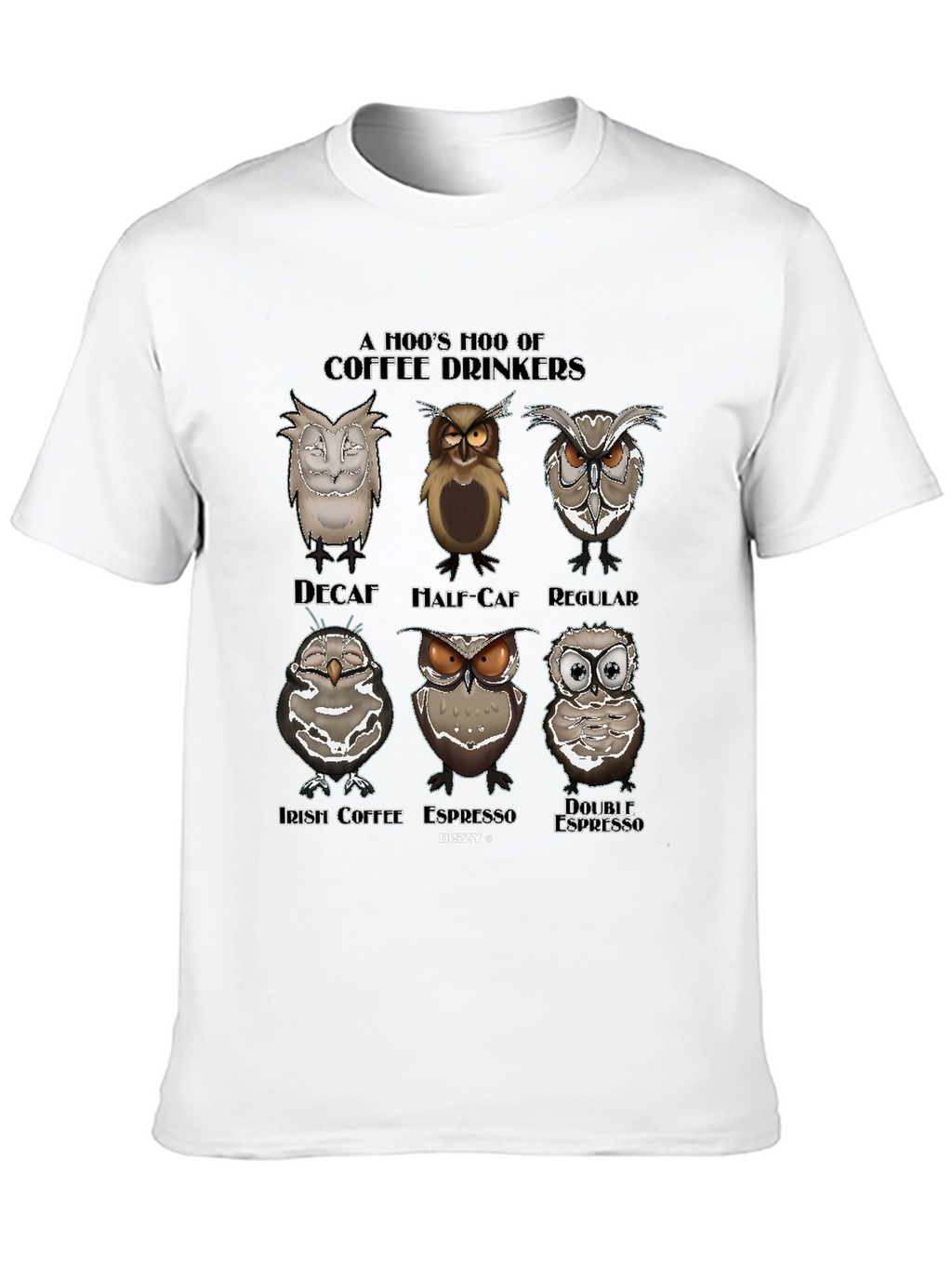 A Hoos Hoo of Coffee Drinkers Graphic T-Shirt