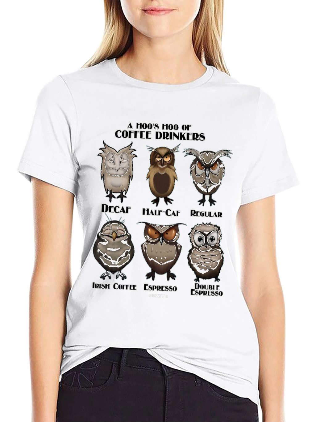 A Hoos Hoo of Coffee Drinkers Graphic T-Shirt