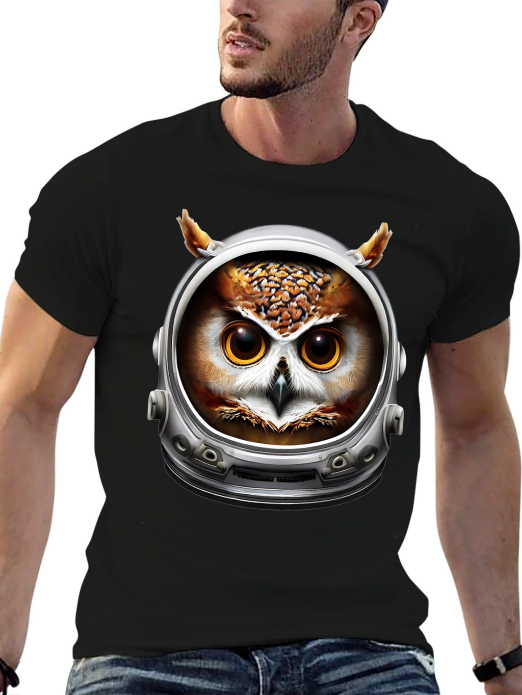 Astronaut Owl Graphic Tee
