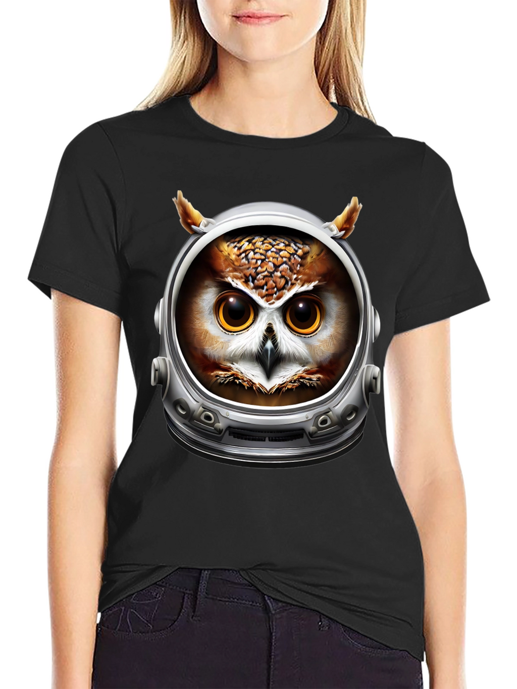 Astronaut Owl Graphic Tee