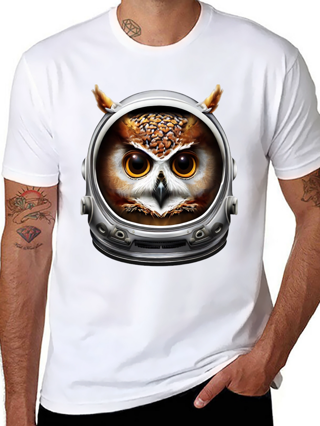 Astronaut Owl Graphic Tee
