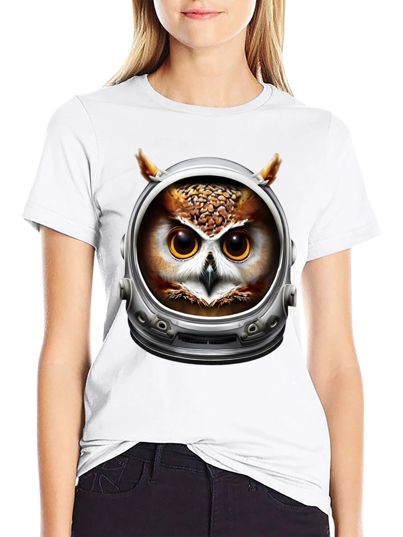 Astronaut Owl Graphic Tee