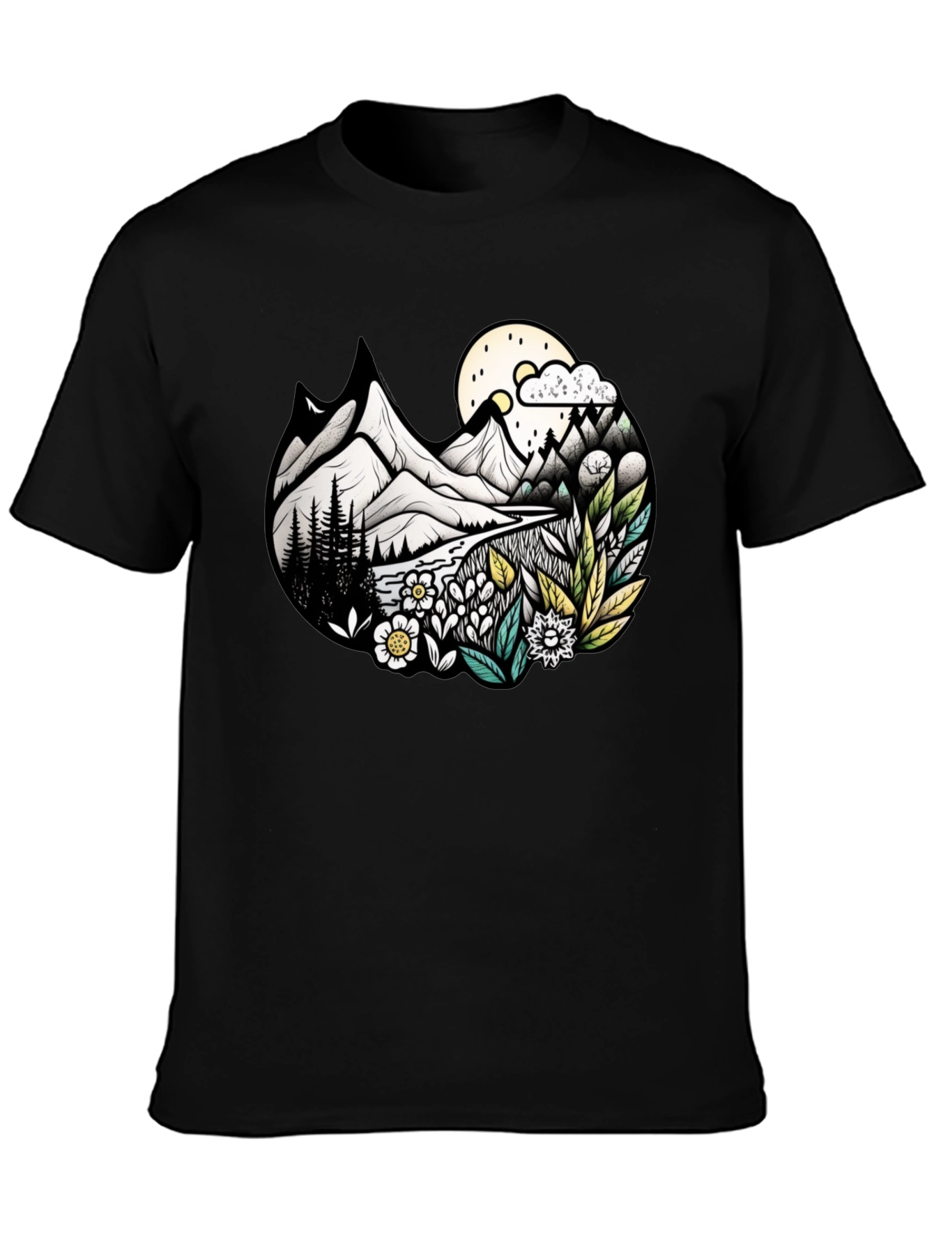 Nature Landscape Graphic Tee - Unisex