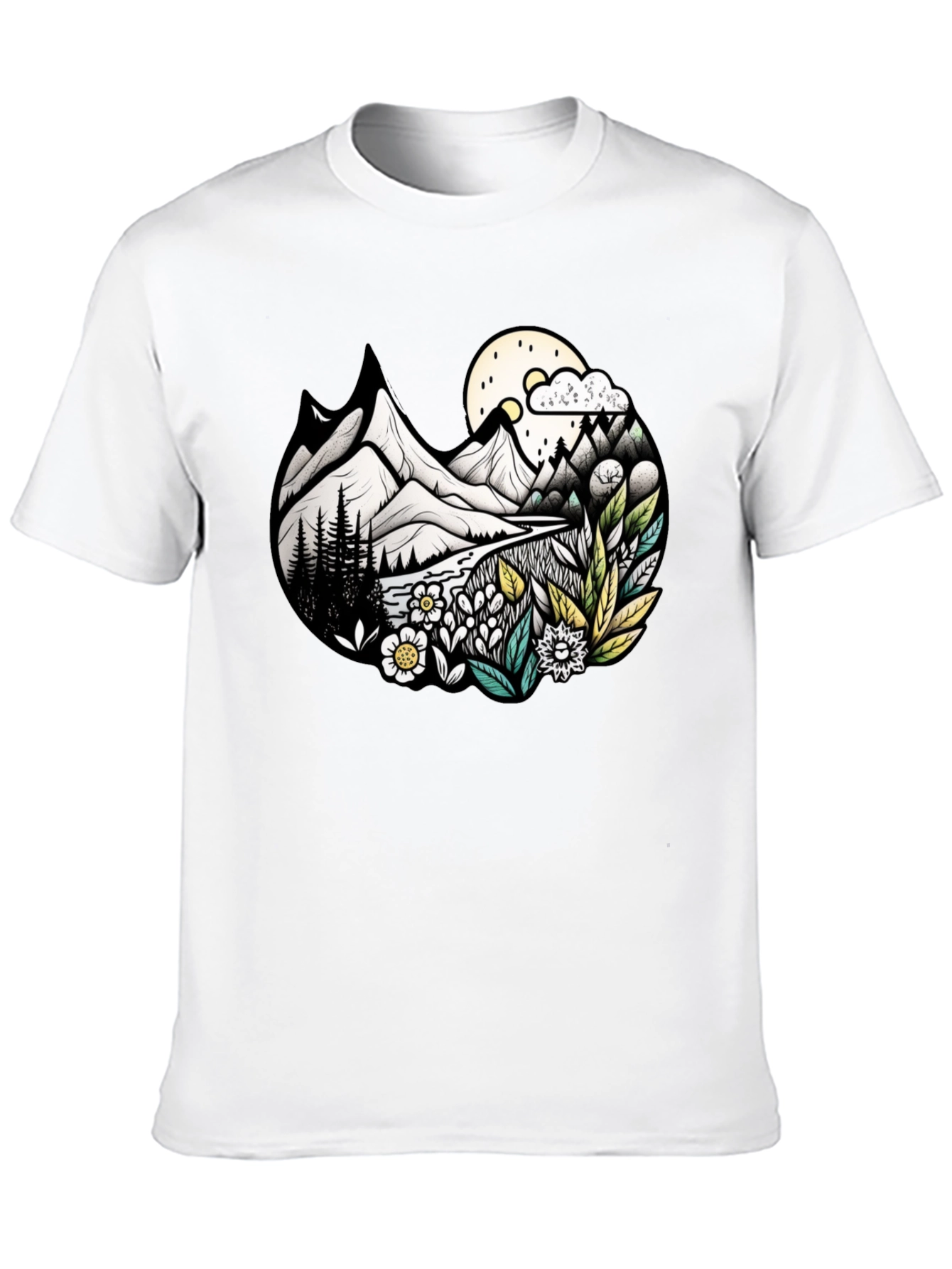 Nature Landscape Graphic Tee - Unisex