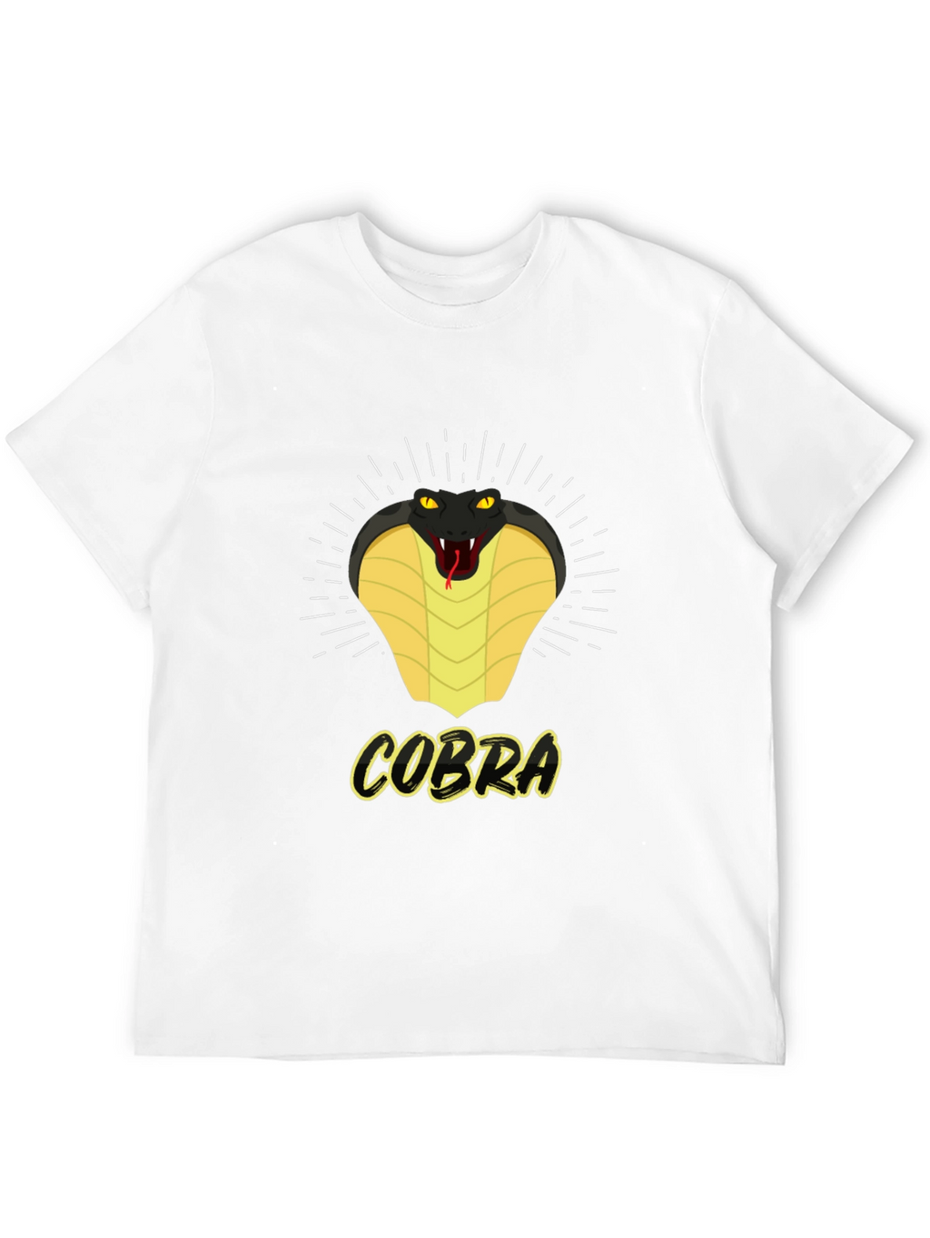 Cobra Graphic Print Crew Neck T-Shirt