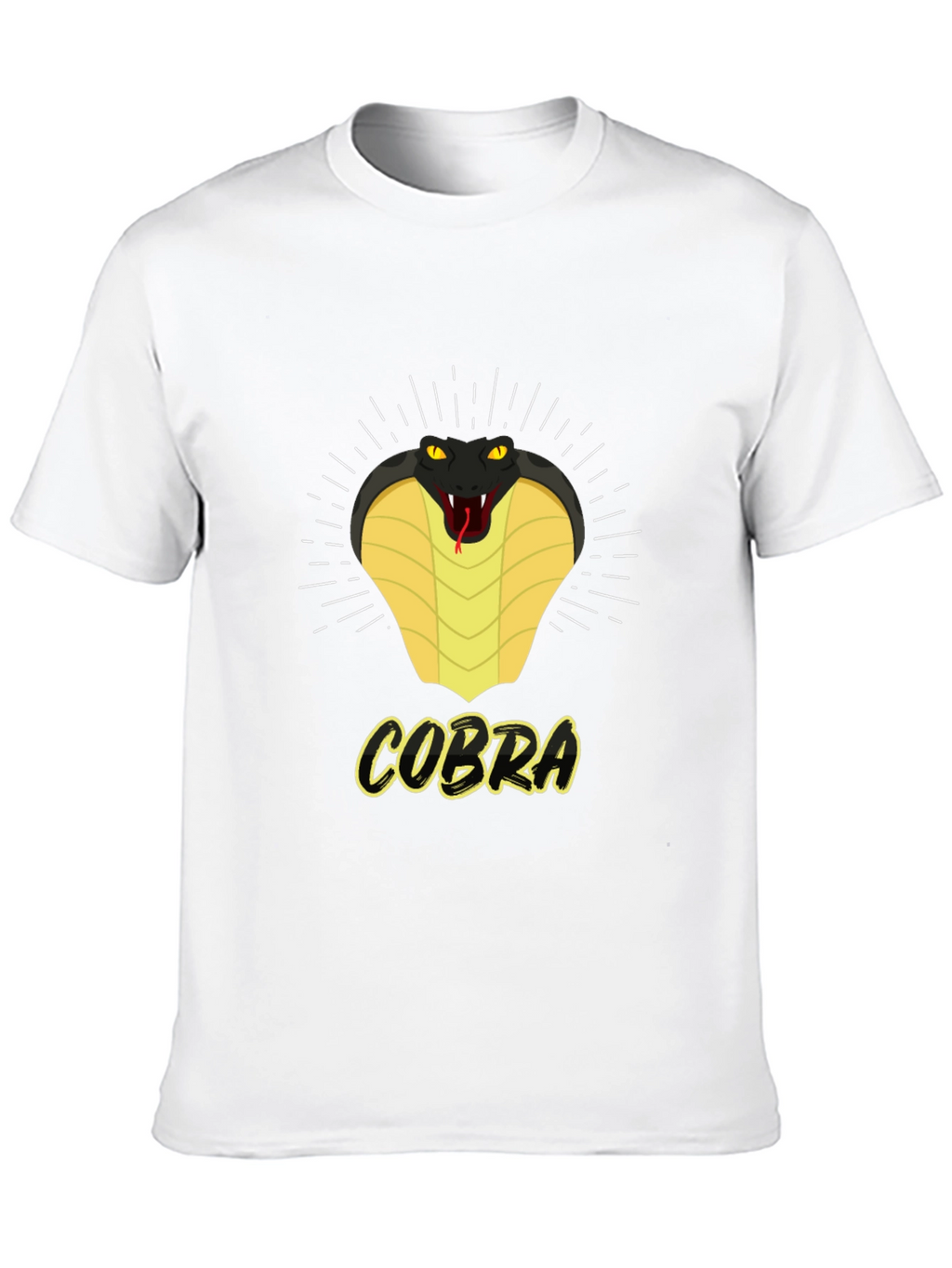 Cobra Graphic Print Crew Neck T-Shirt