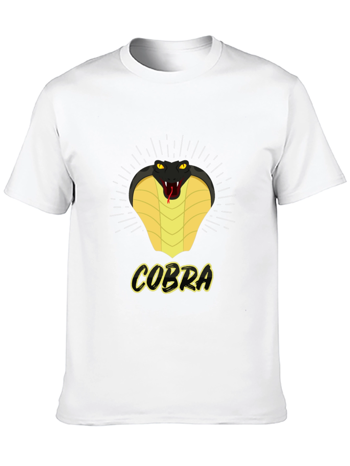 Cobra Graphic Print Crew Neck T-Shirt