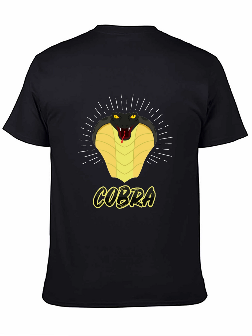 Cobra Graphic Print Crew Neck T-Shirt