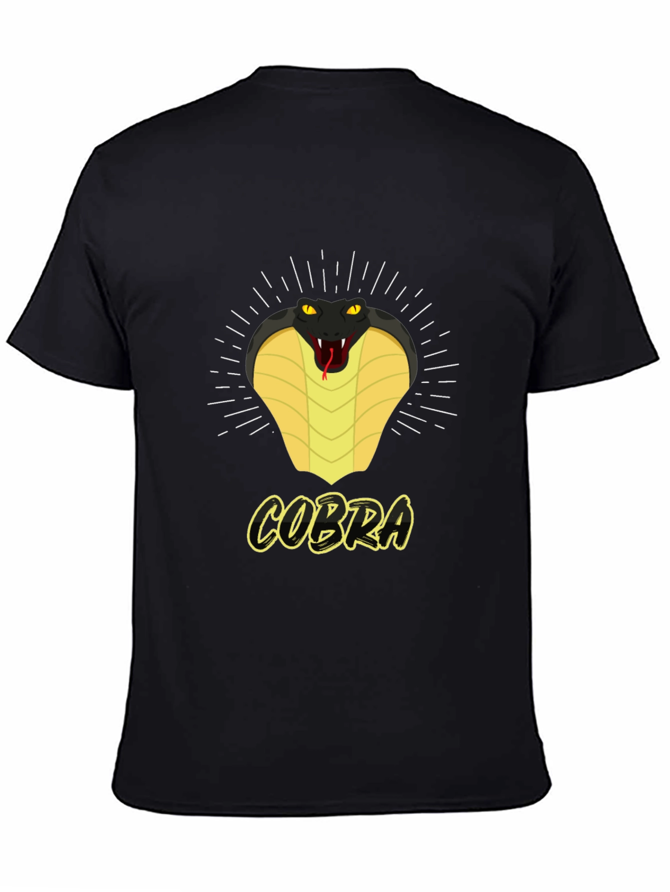 Cobra Graphic Print Crew Neck T-Shirt
