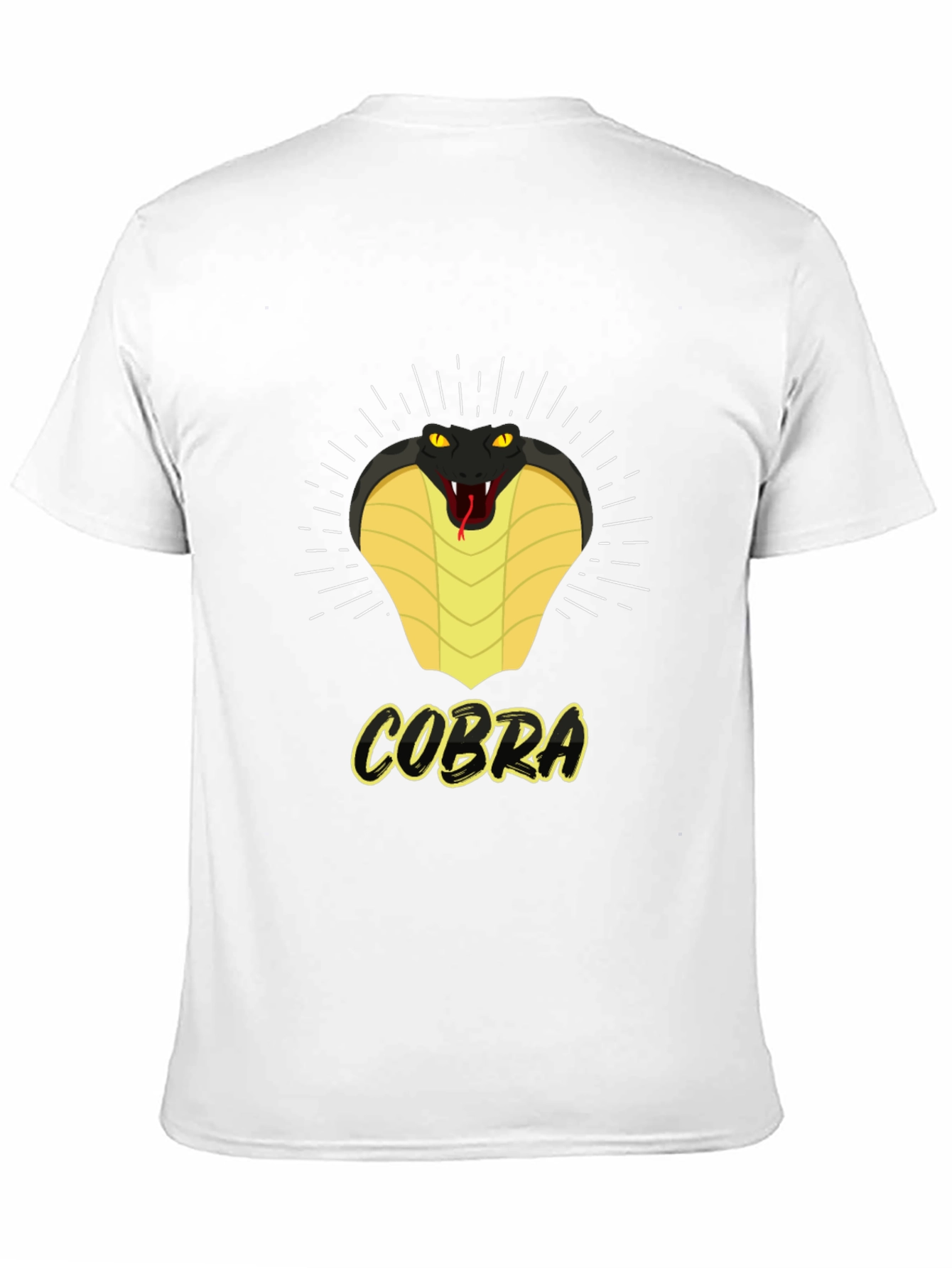Cobra Graphic Print Crew Neck T-Shirt