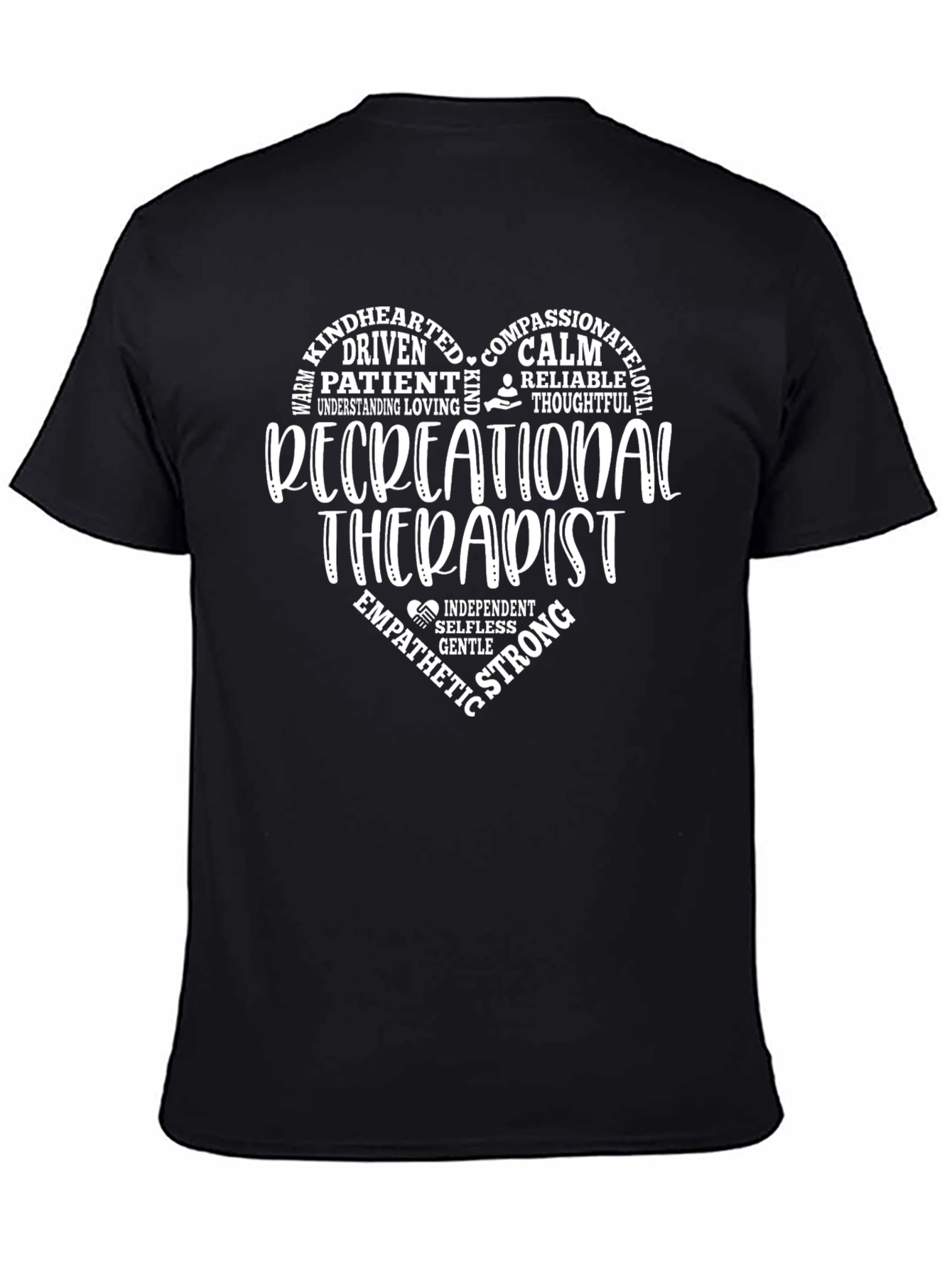 Recreational Therapist Heart Design T-Shirt
