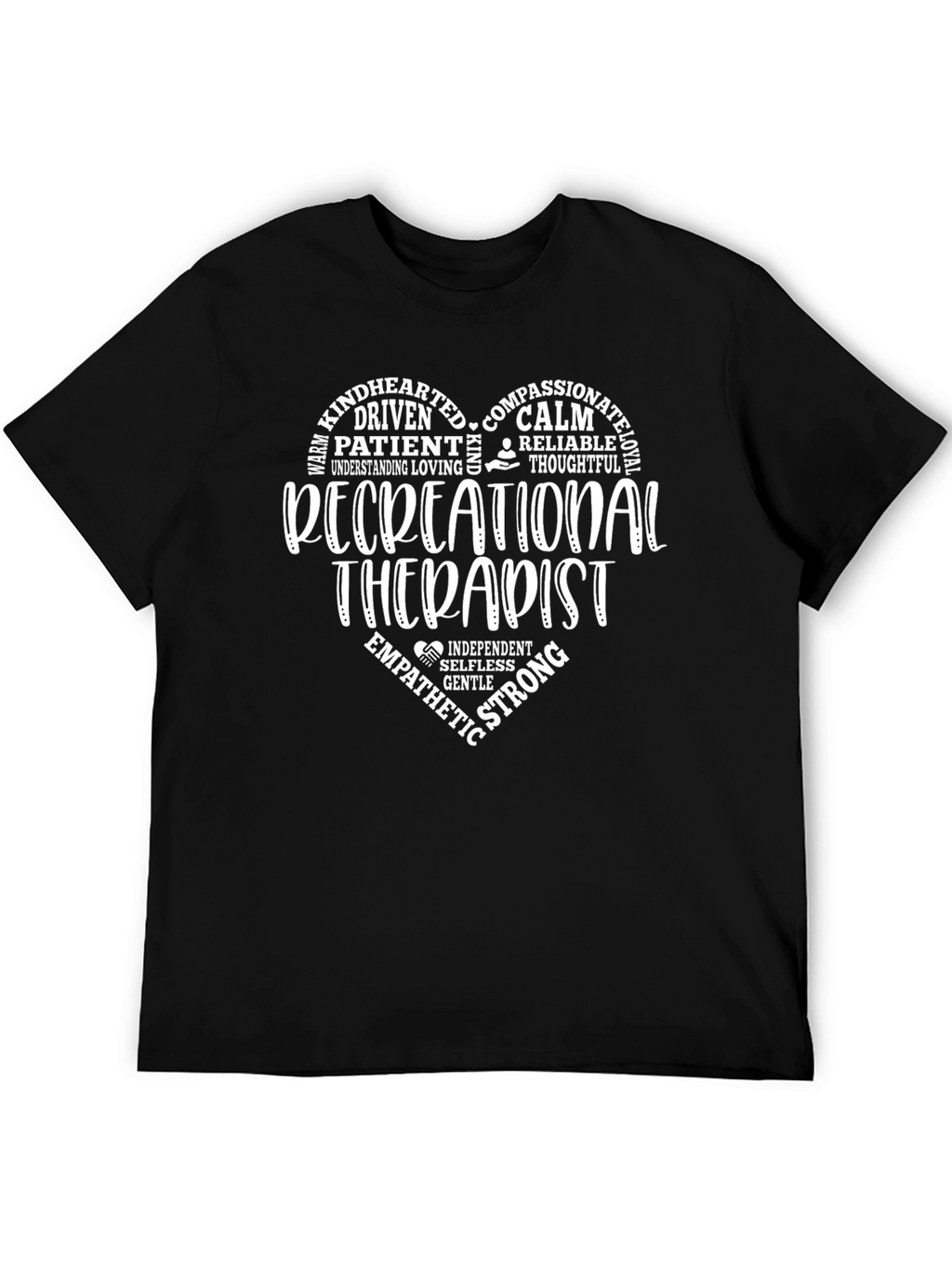 Recreational Therapist Heart Design T-Shirt