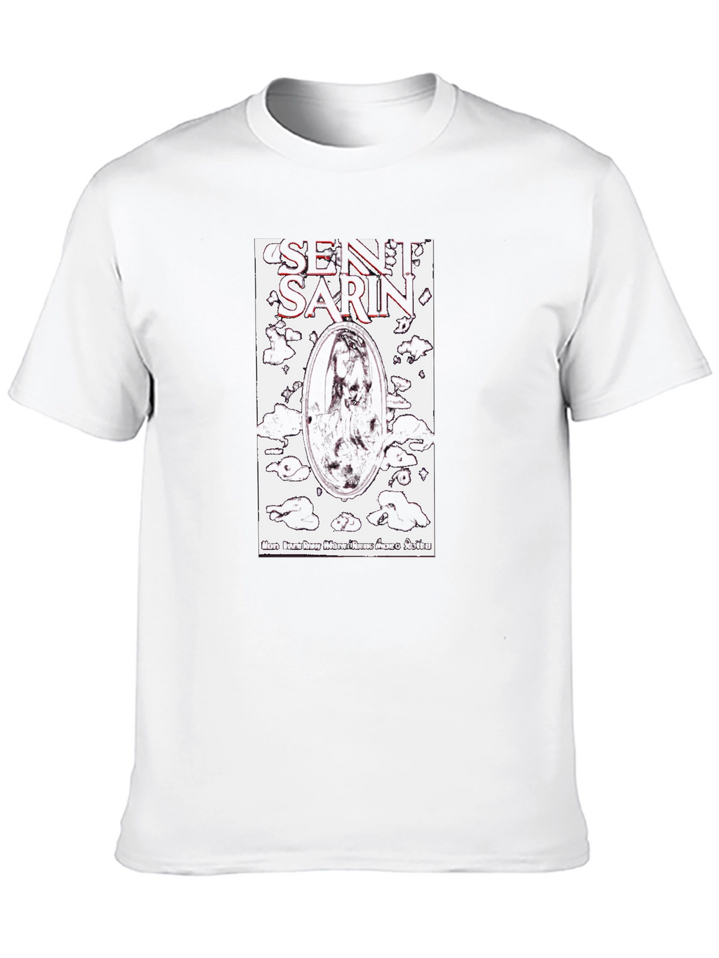 Sentient Sarin Graphic Tee - Black Cotton