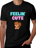 Feelin Cute Squirrel Graphic Tee