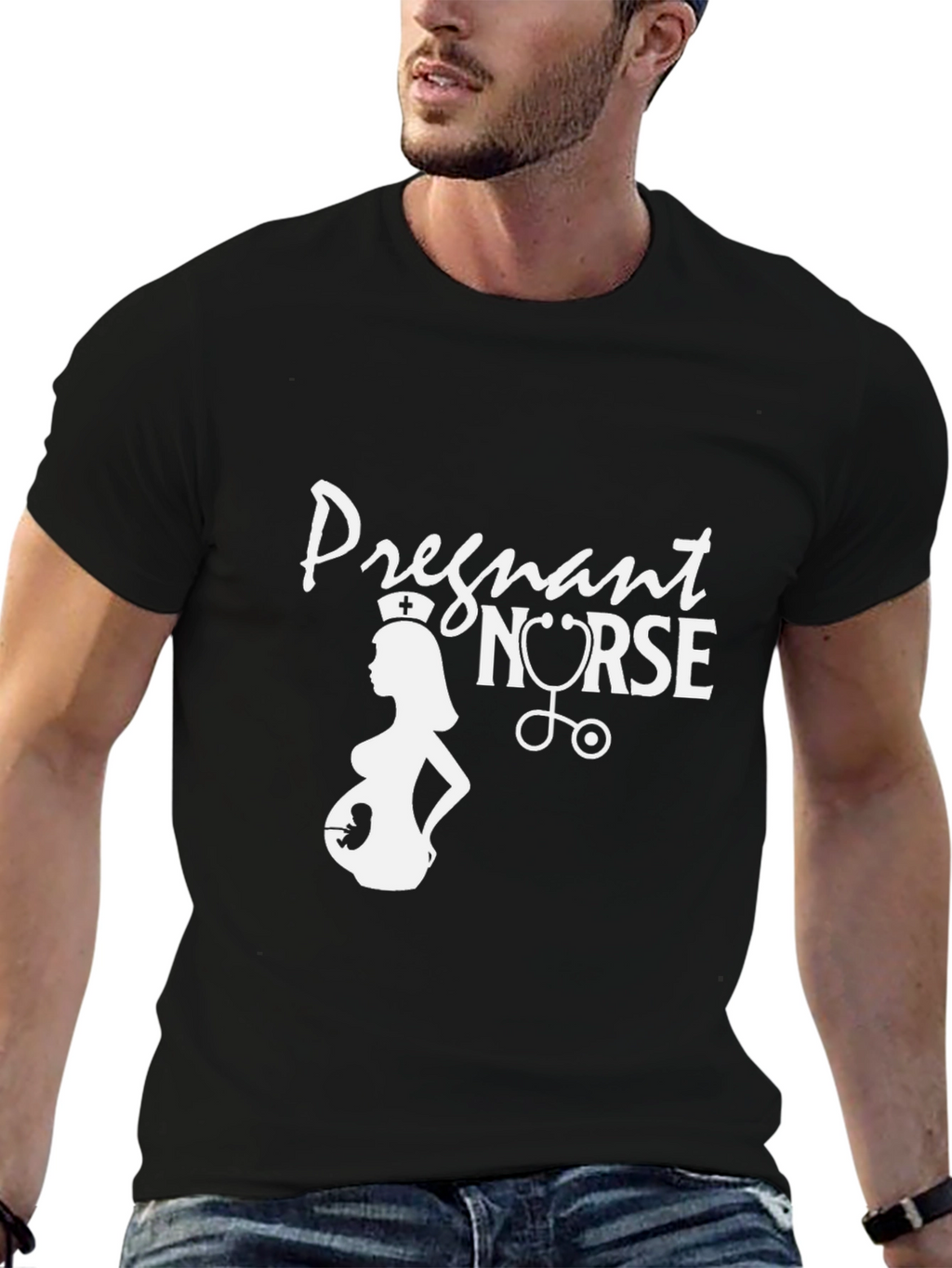 Pregnant Nurse T-Shirt - Gift for Expecting Nurses