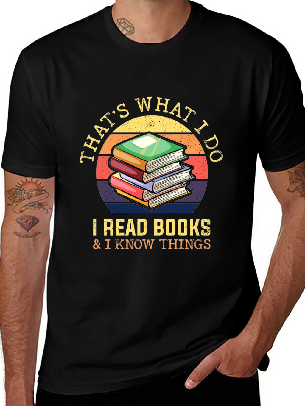 I Read Books & Know Things T-Shirt