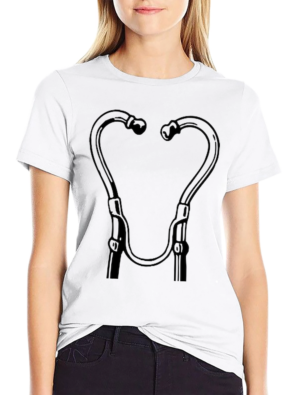 Stethoscope Graphic Tee - Medical Humor Shirt